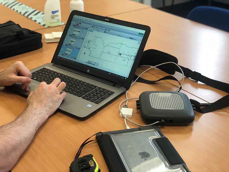 SenSys wi-fi design on laptop